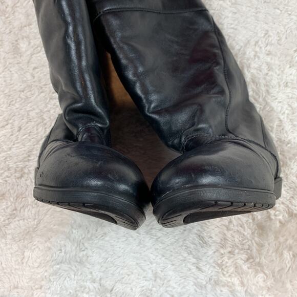 Vintage Barbo fleece lined black boots, size 8 - made in Canada - Picture 6 of 8